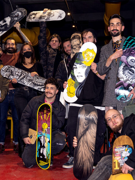 The Custom Skate Contest Party