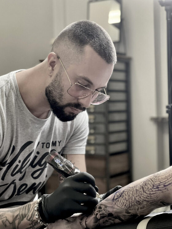 Stefano Laganá, tattoo artist, @stefano_logan
