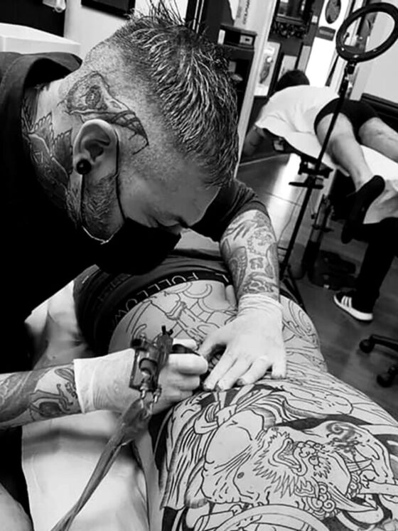 Gianni Orlandini, tattoo artist, @gianniorlandinitattooer