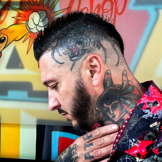 Gianluca Artico, tattoo artist, @metropolis_shop_roma