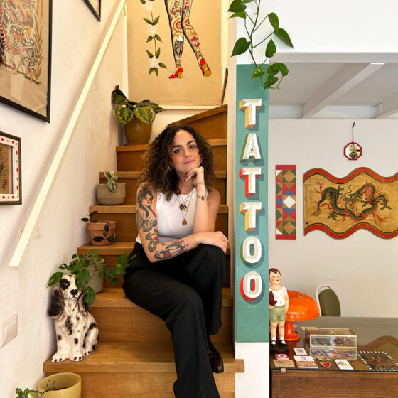 Tattoo artist Giulia Mercuri, @giuliamercuritattooer