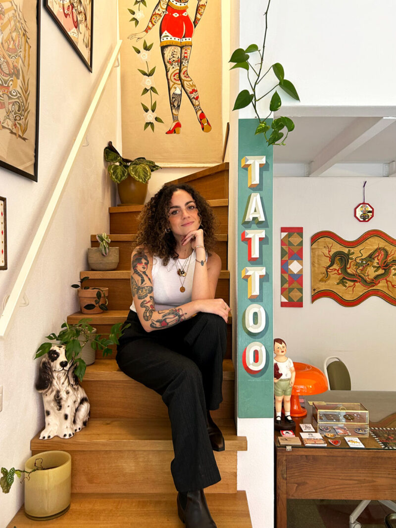 Tattoo artist Giulia Mercuri, @giuliamercuritattooer