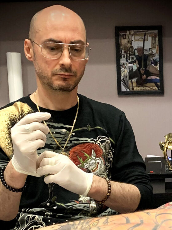 Tattoo artist Enrico Nicoli Horien, @horien_enriconicoli