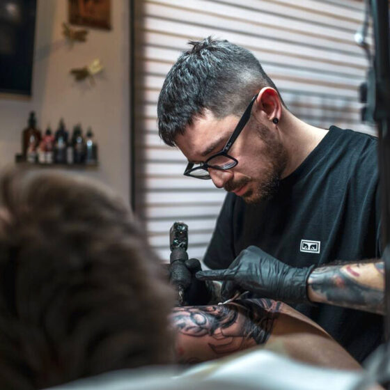 Tattoo artist Francesco Tudini, @tudins