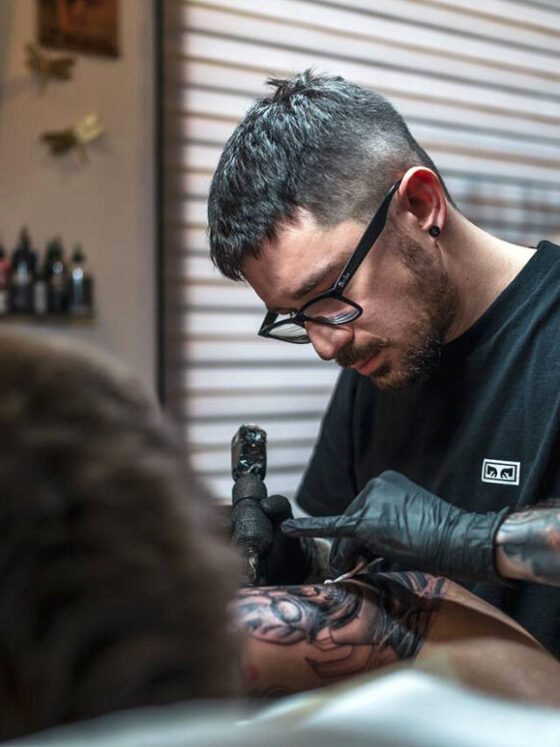 Tattoo artist Francesco Tudini, @tudins