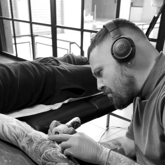 Tattoo artist Tiziano Marocchi, @tizianomarocchi