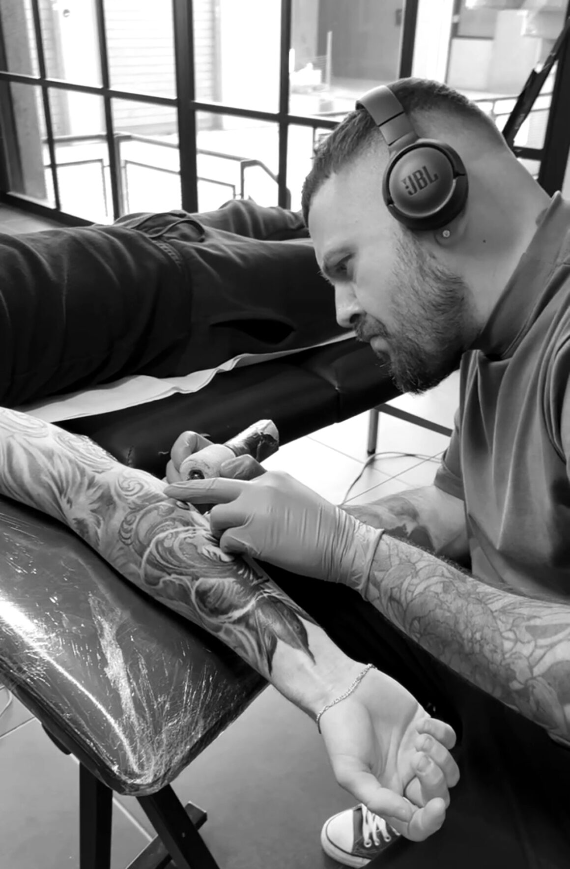 Tattoo artist Tiziano Marocchi, @tizianomarocchi
