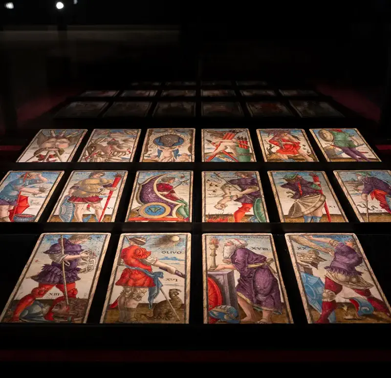 Tarocchi Installation Accademia Carrara 2026 ph. Antonio Cadei