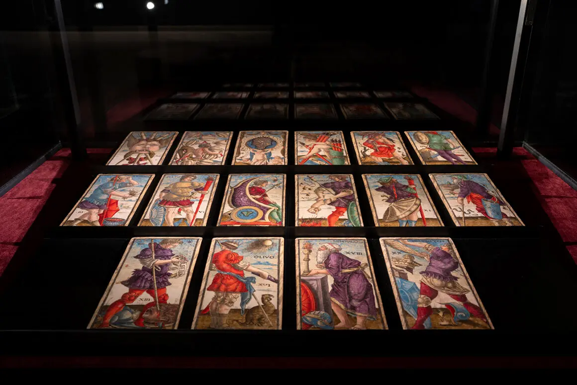 Tarocchi Installation Accademia Carrara 2026 ph. Antonio Cadei